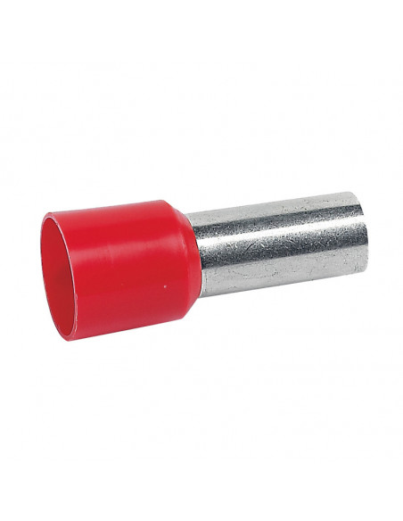 100 Embouts de câblage à collerette isolante Starfix simple unitaire pour conducteurs section 10mm² brun LEGRAND 037669