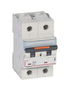 DX3 2P C63 25KA LEGRAND 409774 2