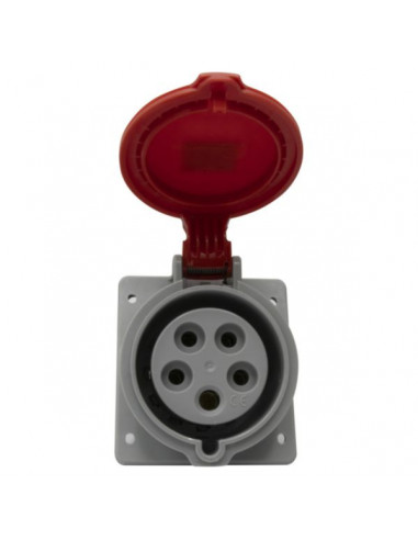 Prise à entraxes unifiés fixe P17 IP44 32A 380V~ à 415V~ 3P+N+T LEGRAND 555289