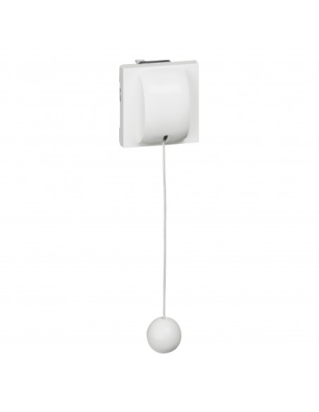 Poussoir inverseur à tirage 6A 250V~ Mosaic 2 modules blanc LEGRAND 077044