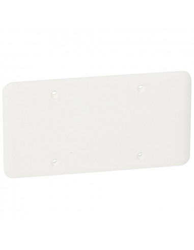 Couvercle universel Batibox pour boîte Batibox 2 postes 155x85mm LEGRAND 080182