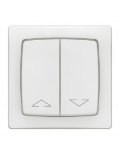 Double interrupteur pour volets roulants Appareillage saillie complet blanc LEGRAND 086013L 2