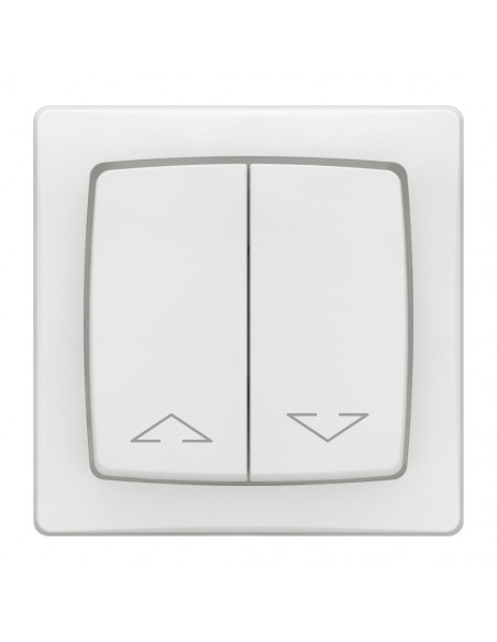 Double interrupteur pour volets roulants Appareillage saillie complet blanc LEGRAND 086013L