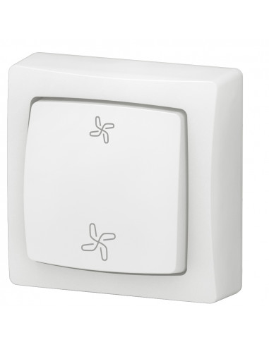 Commande de VMC Appareillage saillie complet blanc LEGRAND 086016L