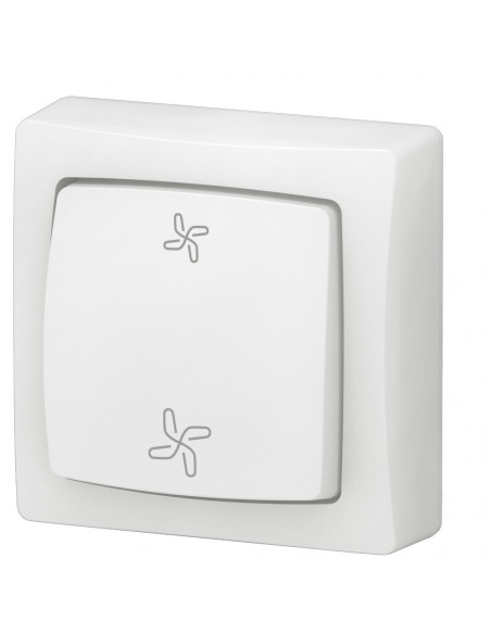 Commande de VMC Appareillage saillie complet blanc LEGRAND 086016L