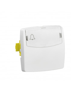 Poussoir 6A porte-étiquette Appareillage saillie composable blanc LEGRAND 086109L