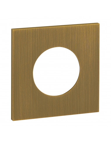 Plaque de finition Art d'Arnould 2P+T univers Epure Bronze LEGRAND ARP67331