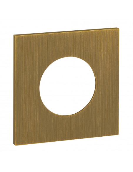 Plaque de finition Art d'Arnould 2P+T univers Epure Bronze LEGRAND ARP67331