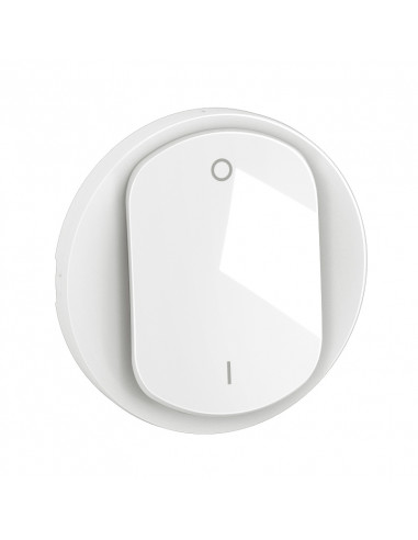 Enjoliveur interrupteur bipolaire Céliane Blanc LEGRAND CB0020