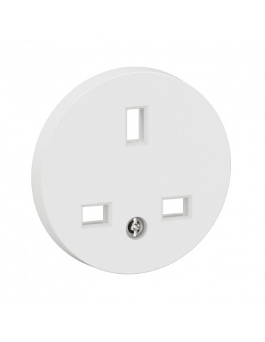 Enjoliveur prise 2P+T Standard Britannique Céliane Blanc LEGRAND CB0160