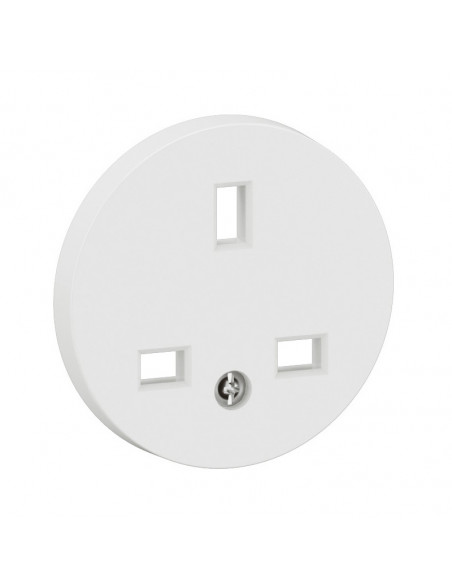 Enjoliveur prise 2P+T Standard Britannique Céliane Blanc LEGRAND CB0160
