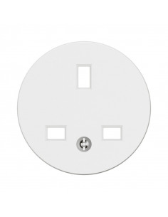 Enjoliveur prise 2P+T Standard Britannique Céliane Blanc LEGRAND CB0160 2