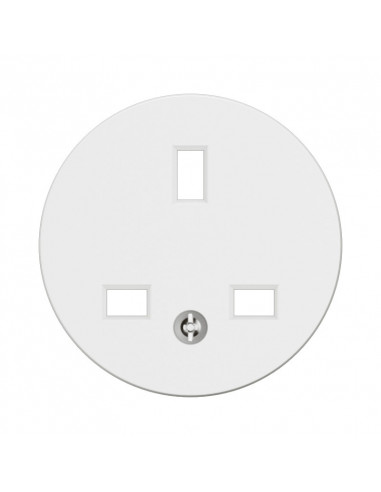 Enjoliveur prise 2P+T Standard Britannique Céliane Blanc LEGRAND CB0160