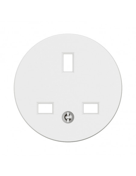 Enjoliveur prise 2P+T Standard Britannique Céliane Blanc LEGRAND CB0160