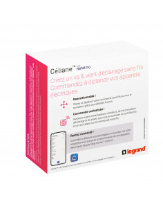 Commande simple sans fils Céliane with Netatmo Blanc LEGRAND CB0402 2