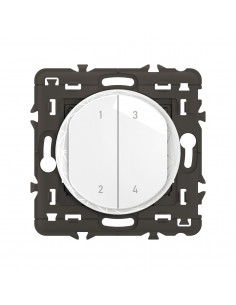 Commande 4 scénarios Self-e Céliane with Netatmo Blanc LEGRAND CB0424 2