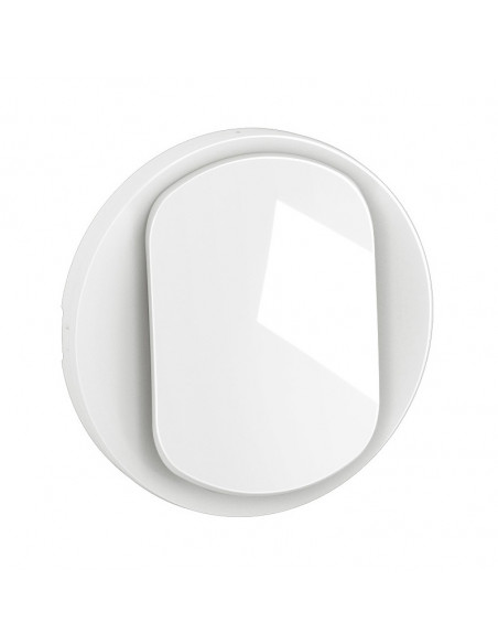 Enjoliveur inter ou va-et-vient lumineux Céliane Blanc Antimicrobien LEGRAND CB1027