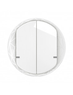 Enjoliveur interrupteur double Céliane with Netatmo Blanc LEGRAND CB1415 2