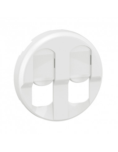 Enjoliveur prise double RJ45 Céliane Blanc LEGRAND CB2346