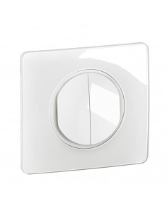 Double interrupteur ou va-et-vient Céliane 10AX complet Blanc LEGRAND CG2001