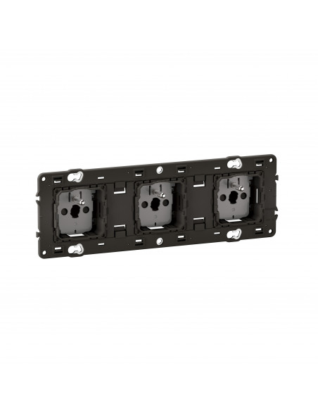 Prise 3x2P+T Céliane précâblée connexion à bornes automatiques  LEGRAND CM0113