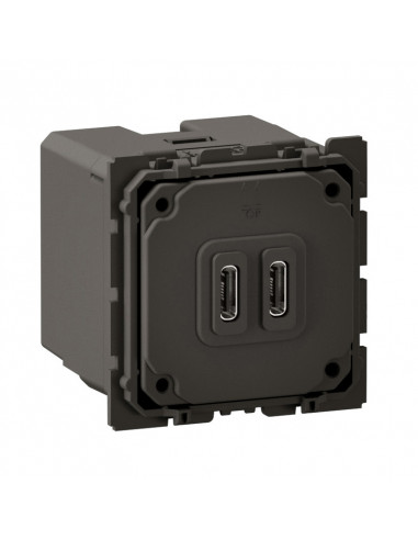 Prise 2USB Céliane Type-C 30W Power Delivery bornes automatiques LEGRAND CM0158