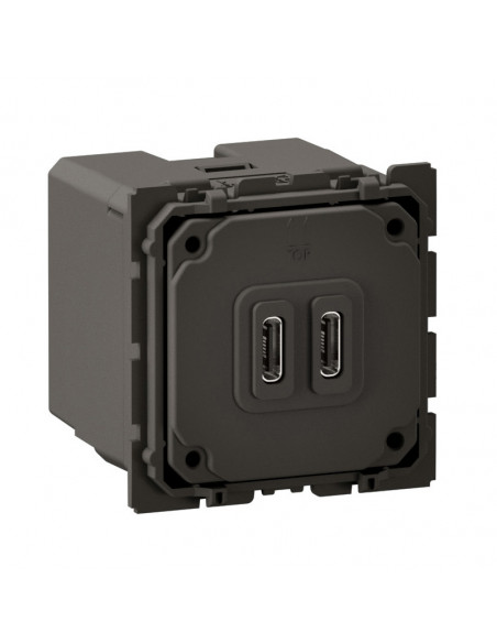 Prise 2USB Céliane Type-C 30W Power Delivery bornes automatiques LEGRAND CM0158