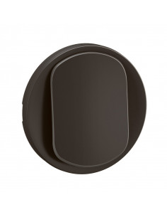 Enjoliveur interrupteur et ou va-et-vient Céliane Noir LEGRAND CN0001