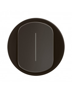 Enjoliveur interrupteur va-et-vient témoin Céliane Noir LEGRAND CN0007 2