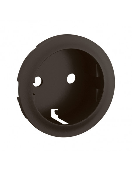 Enjoliveur prise 2P+T schuko Céliane Noir LEGRAND CN0120