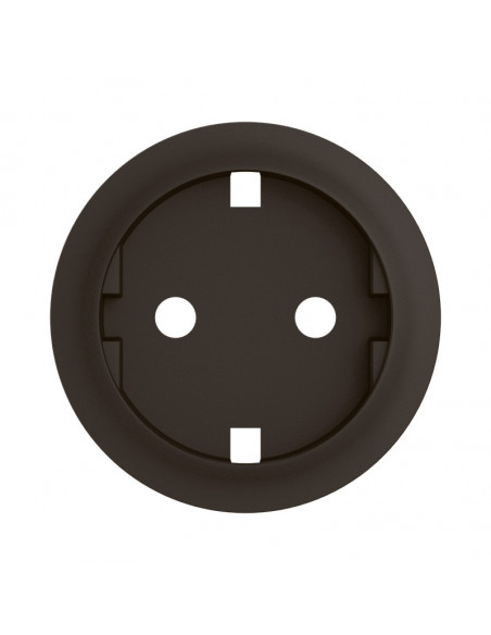 Enjoliveur prise 2P+T schuko Céliane Noir LEGRAND CN0120