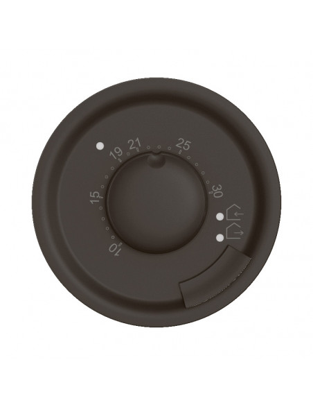 Enjoliveur pour thermostat d'ambiance Céliane Noir LEGRAND CN0250
