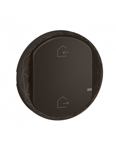 Enjoliveur commande Départ/Arrivée sans fils Céliane with Netatmo Noir LEGRAND CN1400