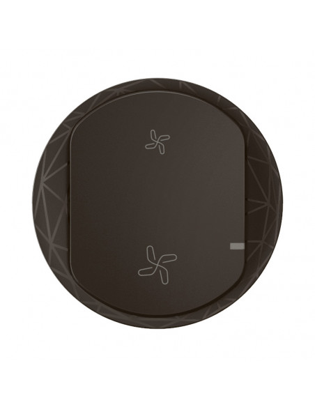 Enjoliveur commande VMC sans fils Céliane with Netatmo Noir LEGRAND CN1411