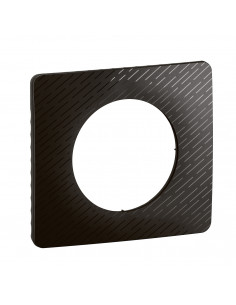 Plaque Céliane 1 poste Noir Météore emballage GD LEGRAND CP0721