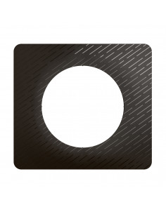 Plaque Céliane 1 poste Noir Météore emballage GD LEGRAND CP0721 2