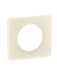 Plaque de finition Céliane 1 poste Blanc Amande LEGRAND CP1101