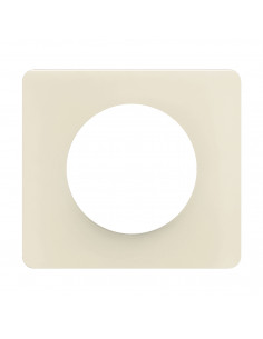 Plaque de finition Céliane 1 poste Blanc Amande LEGRAND CP1101 2