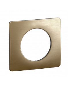 Plaque de finition Céliane 1 poste Bronze Satiné LEGRAND CP1601