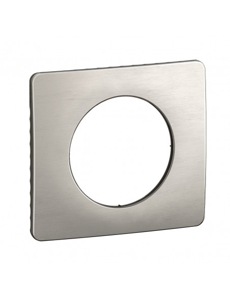 Plaque Céliane 1 poste Alu Satiné emballage GD LEGRAND CP1721