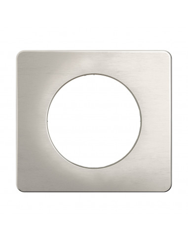 Plaque Céliane 1 poste Alu Satiné emballage GD LEGRAND CP1721