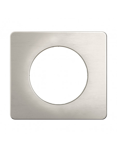 Plaque Céliane 1 poste Alu Satiné emballage GD LEGRAND CP1721