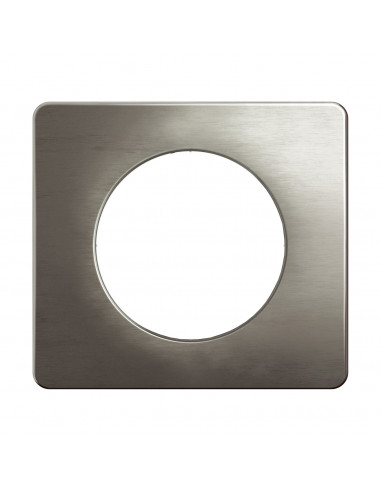 Plaque Céliane 1 poste Acier Satiné emballage GD LEGRAND CP1821