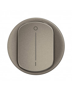 Enjoliveur interrupteur bipolaire à voyant Céliane Titanium LEGRAND CT1020 2