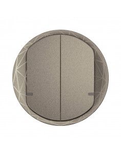 Enjoliveur interrupteur double Céliane with Netatmo Titanium LEGRAND CT1415 2