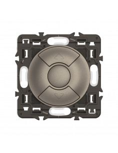 Interrupteur volets roulants Céliane enjo Titanium et support LEGRAND CY0043 2