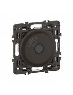 Commande sans contact 200W LED Céliane enjoliveur Noir et support LEGRAND CZ0003
