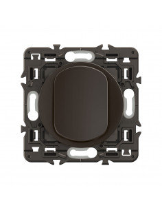Poussoir Céliane enjoliveur Noir et support LEGRAND CZ0031 2