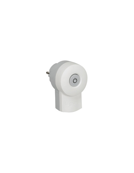 Fiche double fonction 2P+T 16A 250V avec interrupteur 16A LEGRAND 050409