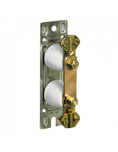 Barrette à cosses Cosga avec platine métal 150x45mm et fixation par vis Ø3,5mm LEGRAND 034388